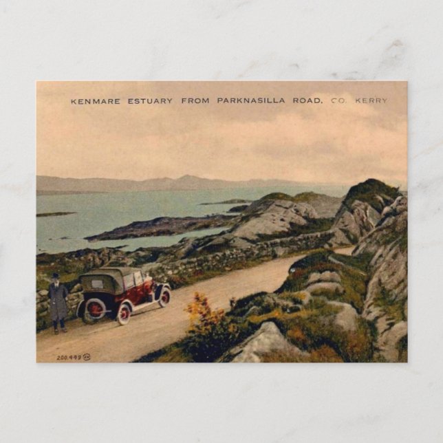 Postal Condado de Irlanda Vintage Kerry Kenmare aproximad (Anverso)