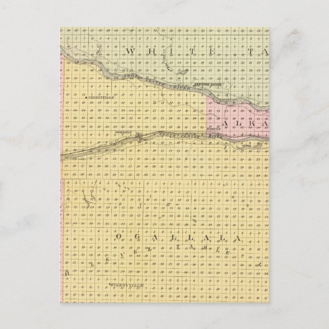 Postal Condado de Keith, Nebraska (Anverso)