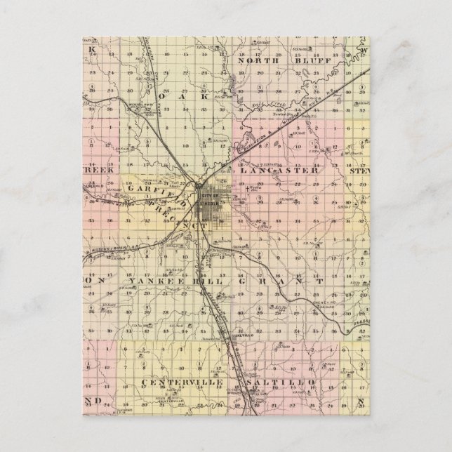 Postal Condado de Lancaster, Nebraska (Anverso)