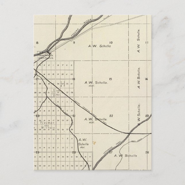 Postal Condado de Madera, California 2 (Anverso)
