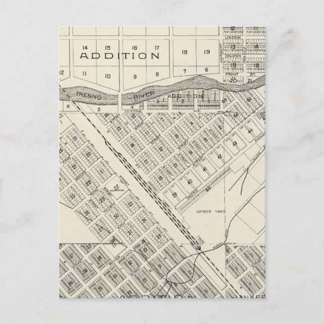 Postal Condado de Madera, California 3 (Anverso)