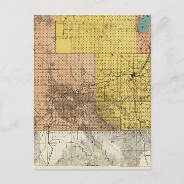 Postal Condado de Modoc, California (Anverso)
