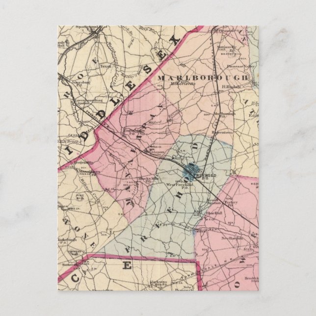 Postal Condado de Monmouth (Anverso)