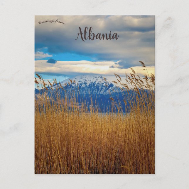 Postal Condado de Pogradec Korçë Albania (Anverso)