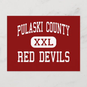 Postal Condado de Pulaski - Red Devils - Hawkinsville