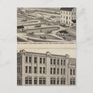 Postal Condado de Roller Mill de Arkansas City, Kansas