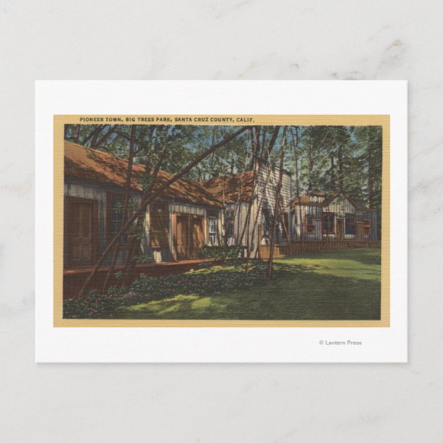 Postal Condado de Santa Cruz, CA - Ciudad Pioneer (Anverso)