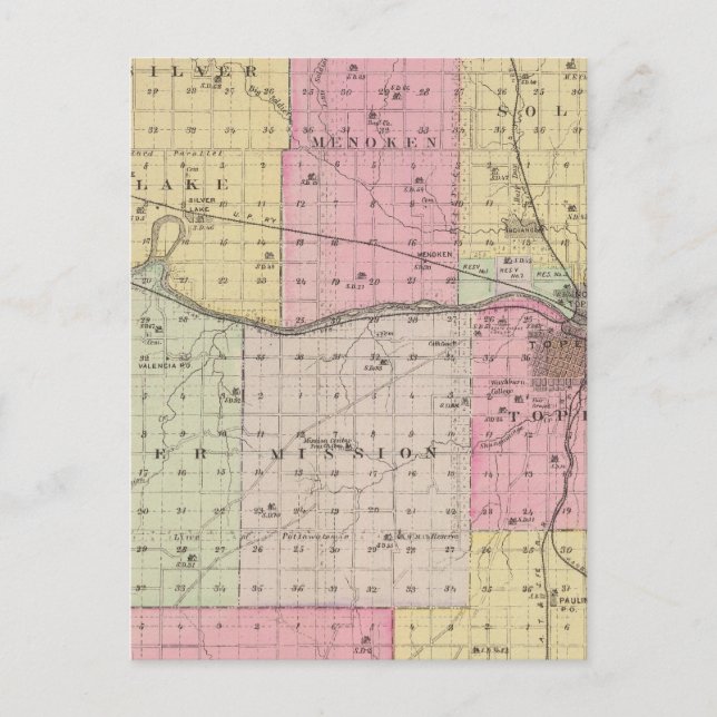Postal Condado de Shawnee, Kansas (Anverso)