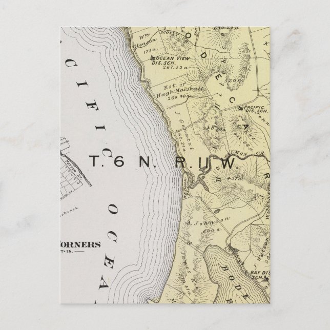 Postal condado de Sonoma, California 14 (Anverso)