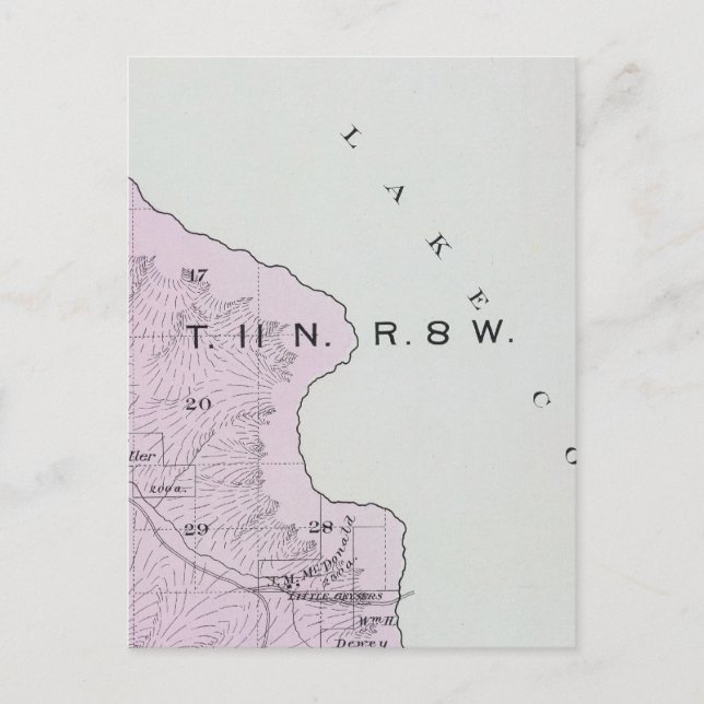 Postal Condado de Sonoma, California 15 (Anverso)