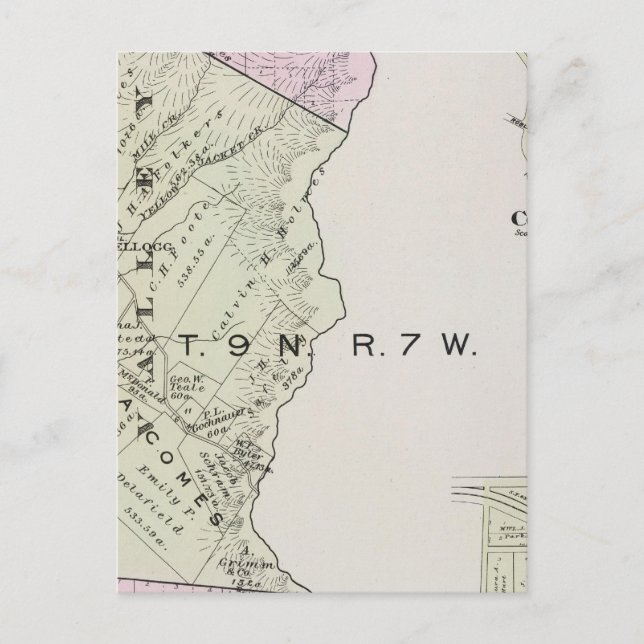 Postal Condado de Sonoma, California 20 (Anverso)