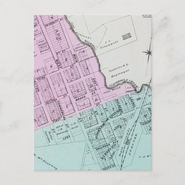 Postal Condado de Sonoma, California 26 (Anverso)