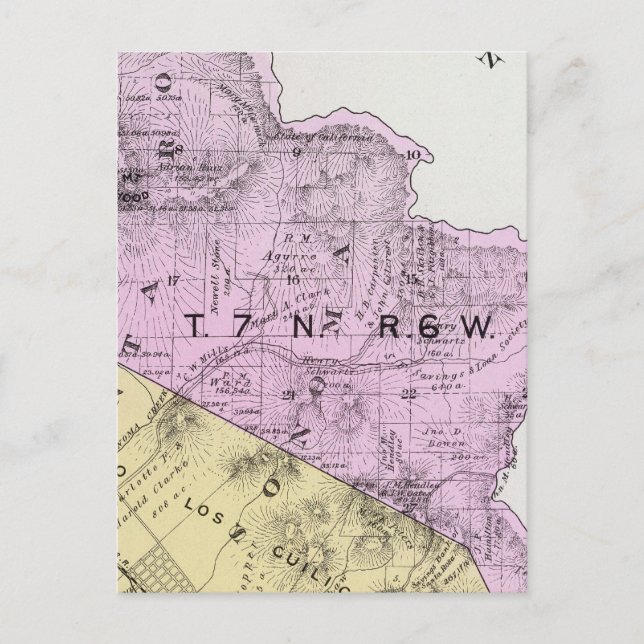 Postal Condado de Sonoma, California 29 (Anverso)