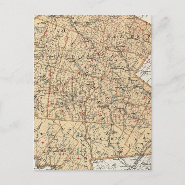 Postal Condado de Sullivan (Anverso)