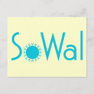 Postal Condado de Walton South Wal con Sun