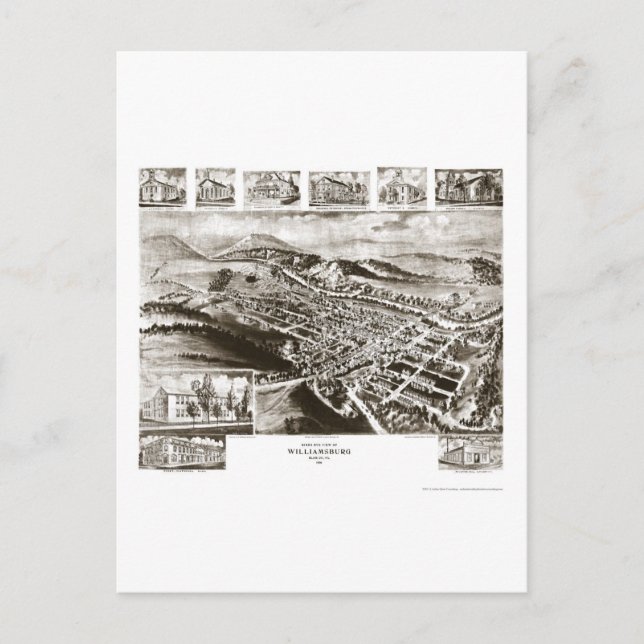 Postal Condado de Williamsburg Blair (Anverso)