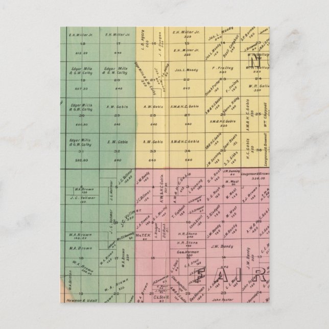 Postal Condado de Yolo 4 (Anverso)