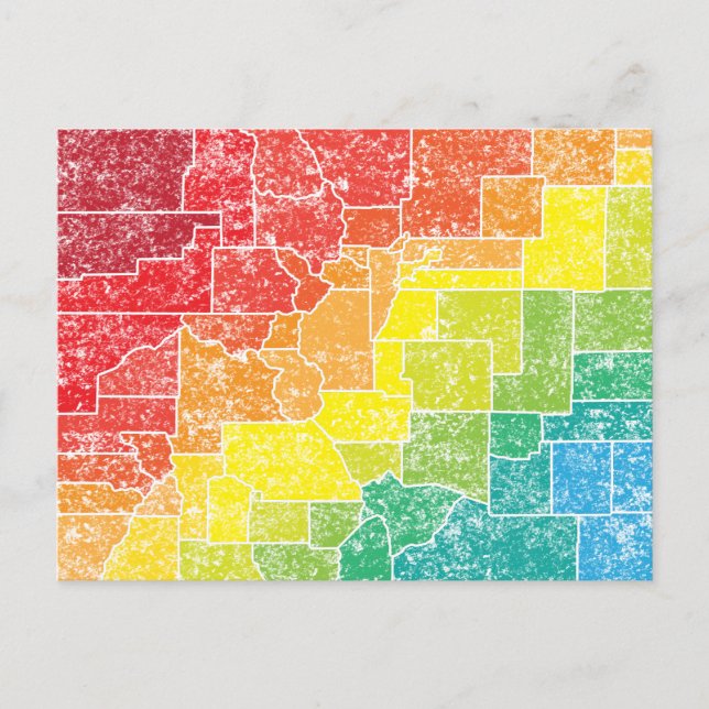 Postal condados colorados de colorado (Anverso)