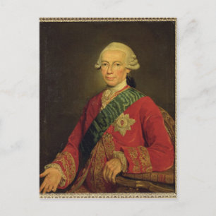 Postal Conde Claude-Louis-Robert de Saint-Germain 1777