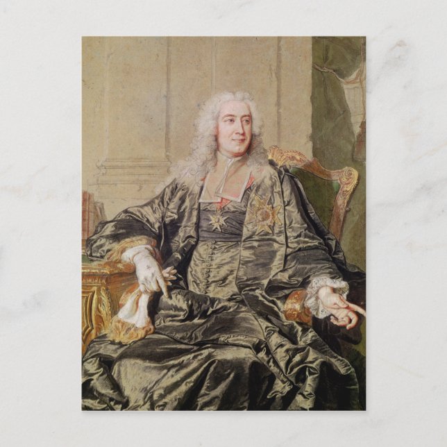 Postal Conde de Marc Pierre de Voyer de Argenson (Anverso)