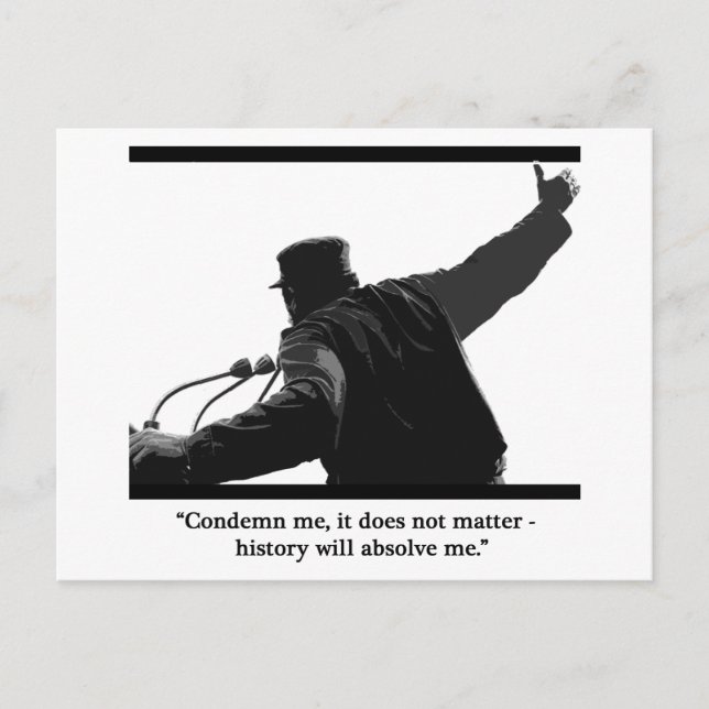 Postal "Condenarme" (Anverso)