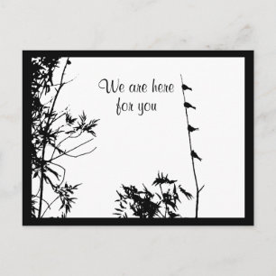Postal Condolencia No Solo Aves Familiares Amigo
