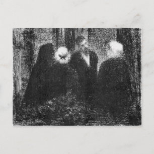 Postal Condolencias de Georges Seurat