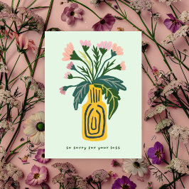 Postal Condolencias por pérdida de Personalizado de la Va