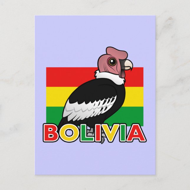 Postal Cóndor Andino Boliviano (Anverso)