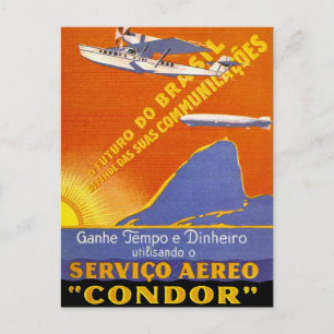 Postal Condor ~ Servicio Aéreo de Brasil