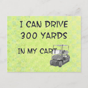 Postal Conducción de golf