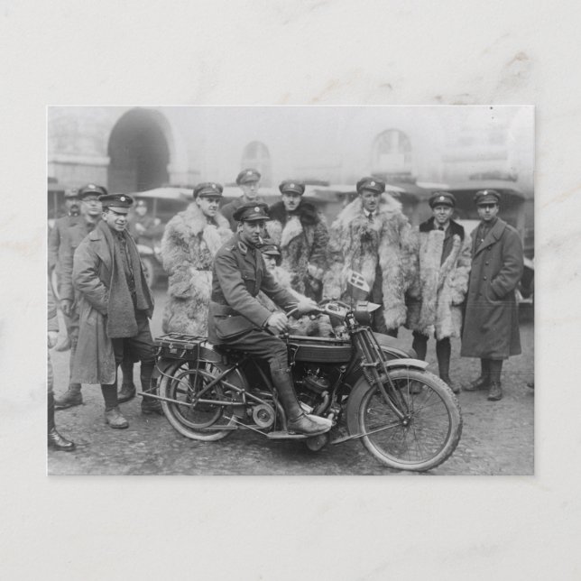 Postal Conductores de ambulancia de la Cruz Roja de Estad (Anverso)