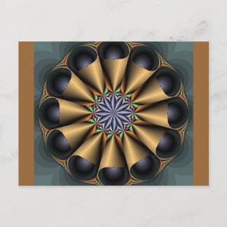 Postal Cone Fractal Postcard