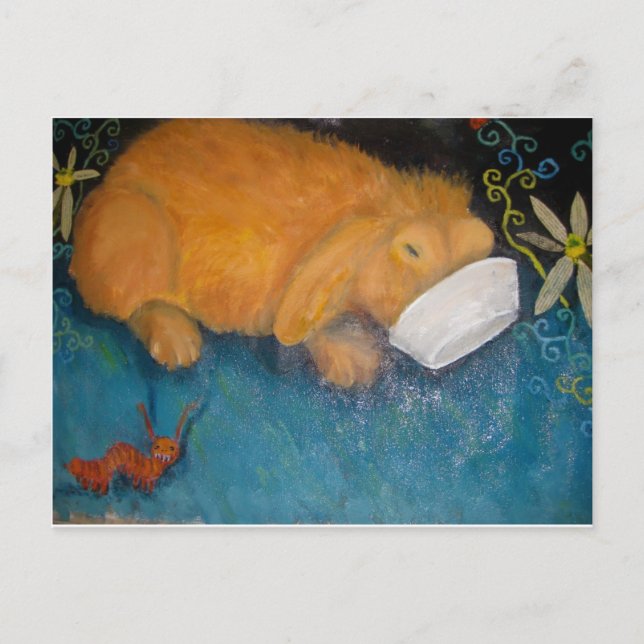 Postal conejito mágico (Anverso)