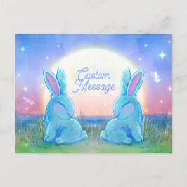 Postal Conejitos del Crepúsculo Personalizables