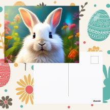 Conejo caprichoso de primavera | Correo feliz de P