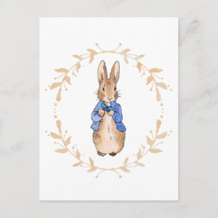Postal Conejo de cuento tradicional