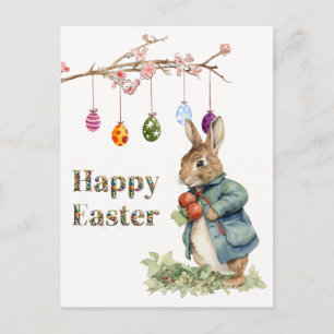 Postal Conejo de Pascua 