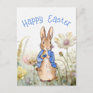 Postal conejo de Pascua