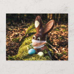 Postal Conejo de Pascua de Chocolate Corona