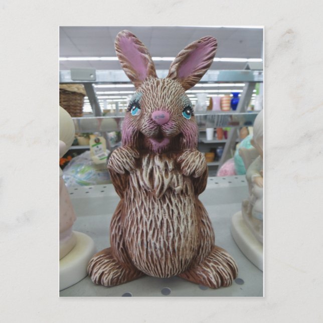 Postal Conejo decorativo (Anverso)