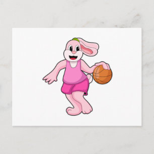 Postal Conejo en deportes de baloncesto