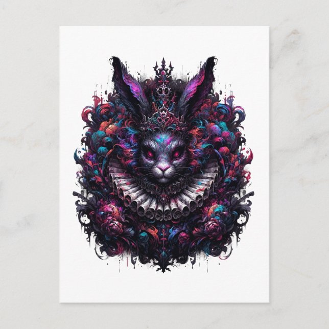 Postal Conejo Malvado (Anverso)