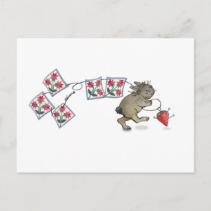 Postal Conejo Quilling