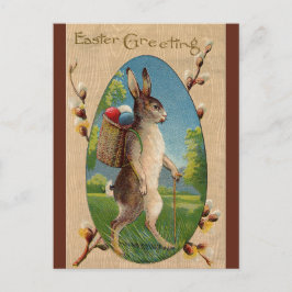 Postal Conejo vintage de Pascua