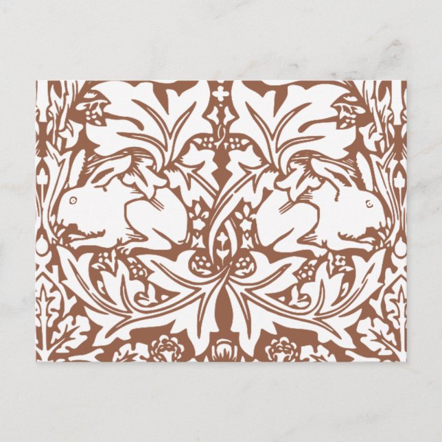 Postal Conejos de cosecha (Anverso)