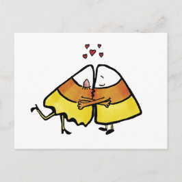 Postal Cones de vándalos para besar Halloween