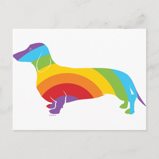 Postal Conexión arco iris de Doxie (Anverso)