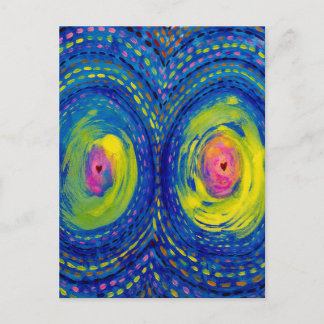 Postal Conexión Cósmica – Póster de Arte Abstracto Colori