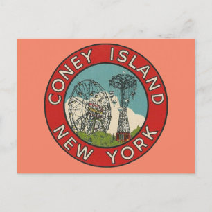 Postal Coney Island, New York Postcard